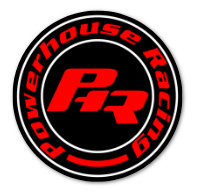 PHR PowerHouse Racing PHR Logo Sticker, 6 inch diameter, Red
