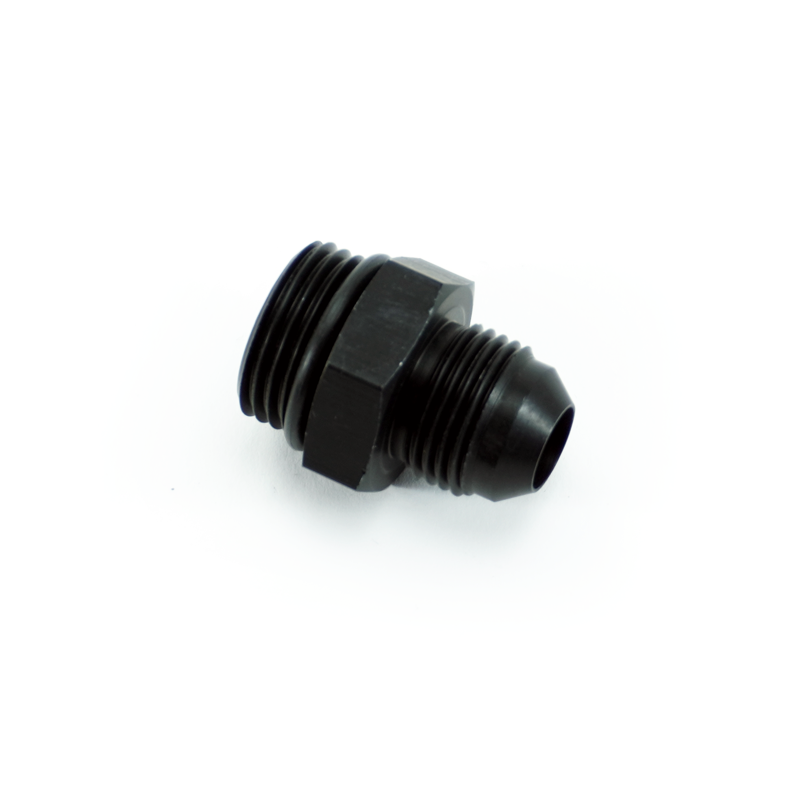 PHR PowerHouse Racing '-10ORB Male to -8AN Male Fitting, Straight, Aluminum, Anodized Black