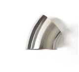 PHR PowerHouse Racing TI Elbow: 4" Titanium 45 Degree Elbow 1.25D 1.2mm/.047" No Leg
