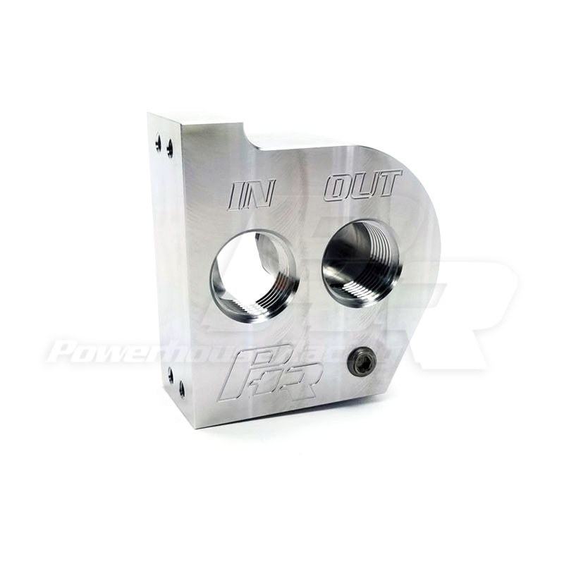 PHR PowerHouse Racing PHR Billet Oil Filter Mount, -12ORB Ports