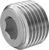 PHR PowerHouse Racing 302 Stainless Steel, 1/8 Pipe Size (1/8" NPT), Hex-Socket Plug, 150 PSI