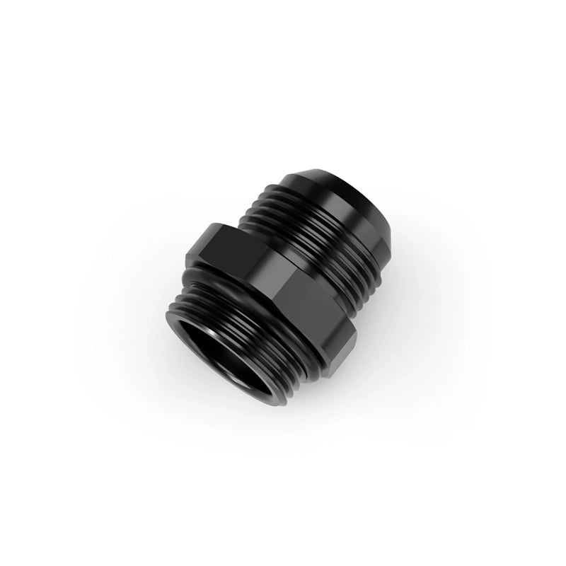 PHR PowerHouse Racing '-12ORB Male to -12AN Male Fitting, Straight, Aluminum, Anodized Black