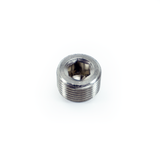 PHR PowerHouse Racing 3/8 BSPT Plug, Brass, Nickel Plated  (for coolant port that nomally goes to oil cooler on 2JZ)