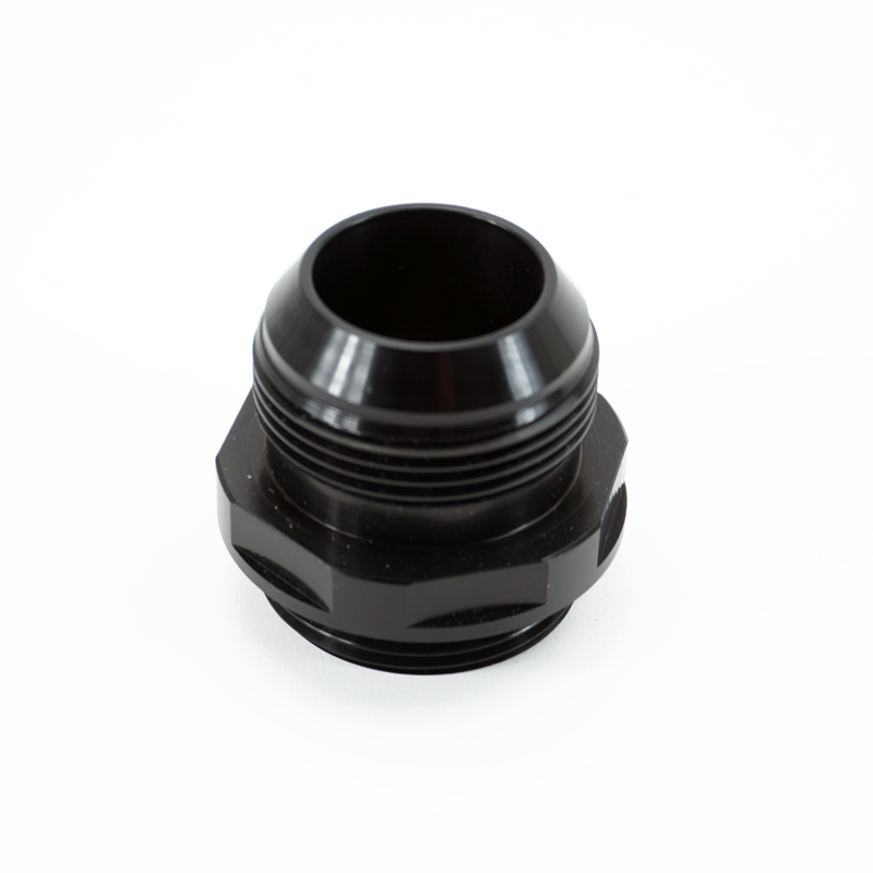 PHR PowerHouse Racing '-20ORB Male to -20AN Male Fitting, Straight, Aluminum, Anodized Black