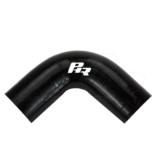 PHR powerhouse racing.5" ID 90 Degree Elbow, 4" Legs, Gloss Black
