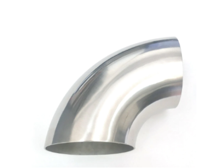 PHR PowerHouse Racing TI Elbow: 4.0" Titanium 90 Degree Elbow 1.25D 1.2mm/.047" No Leg
