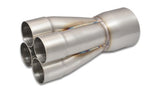 PHR PowerHouse Racing 4-1 Merge Collector, 2.25" Inlet I.D.; Merge - 3.5"; Outlet O.D. 4"