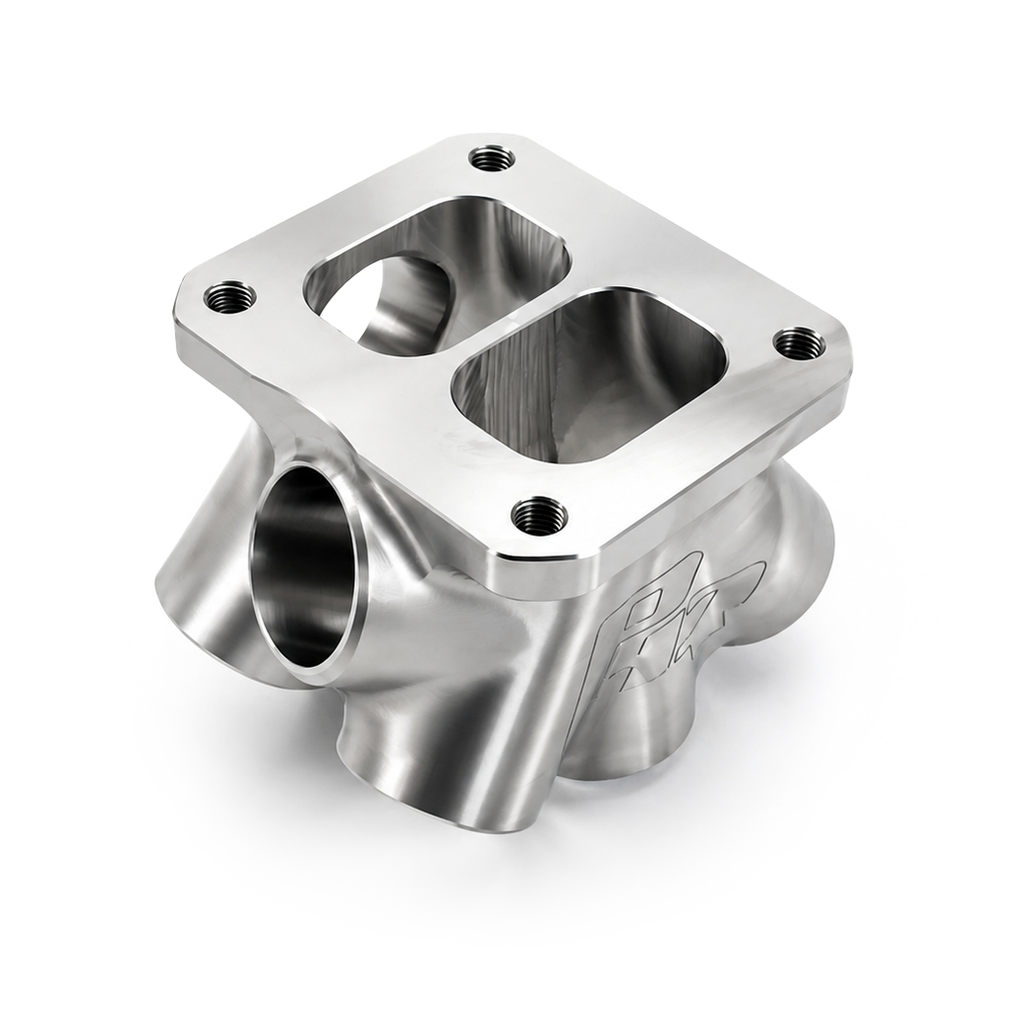 PHR PowerHouse Racing PHR Billet Collector, T4, Twin Scroll