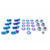 PHR PowerHouse Racing Toyota Supra (1993-1998) MKIV Titanium Dress Up Bolts Engine Bay Kit - True Burned