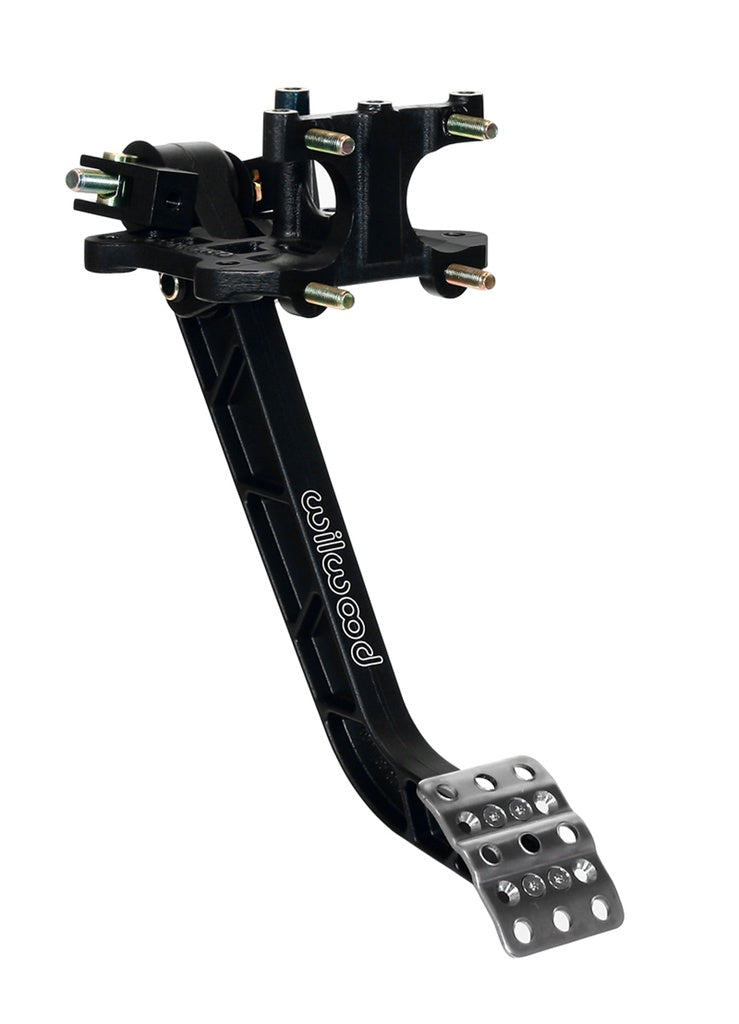 PHR PowerHouse Racing Wilwood Pedal Assembly, Brake, 6.25 to 1 Ratio, 11.710 in Long, Reverse Swing Mount, Aluminum, Black Paint, Kit