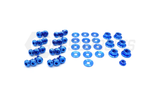 PHR PowerHouse Racing Toyota Supra (1993-1998) MKIV Titanium Dress Up Bolts Engine Bay Kit - Blue
