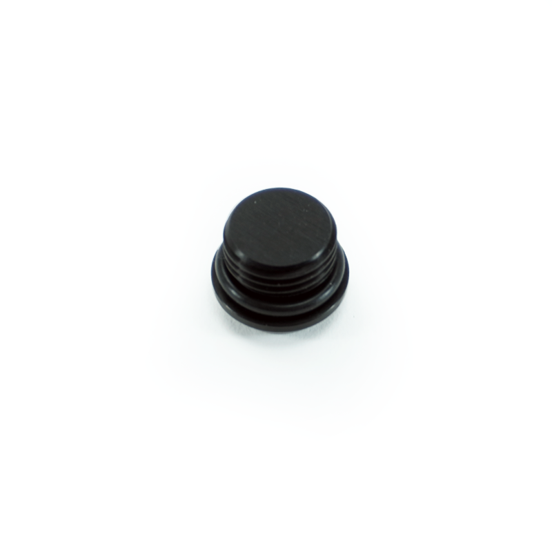 PHR PowerHouse Racing '-6ORB Plug, Aluminum, Anodized Black