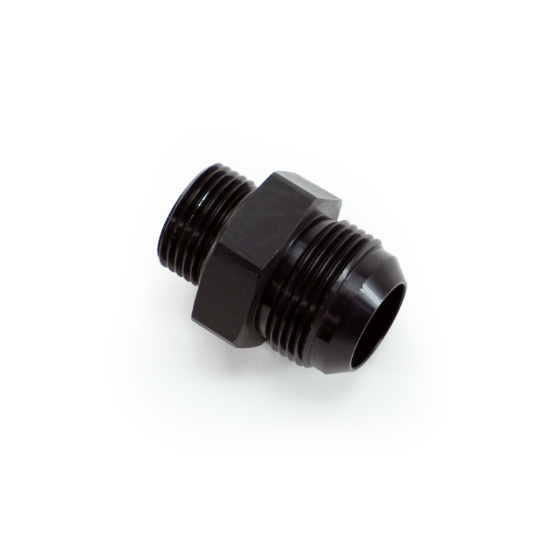 PHR PowerHouse Racing '-12ORB Male to -16AN Male Fitting, Straight, Aluminum, Anodized Black