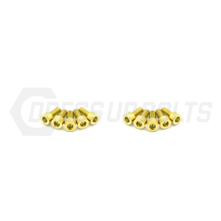 PHR powerhouse racingJZ-GTE Titanium Dress Up Bolts Coil Pack Cover Kit - Gold