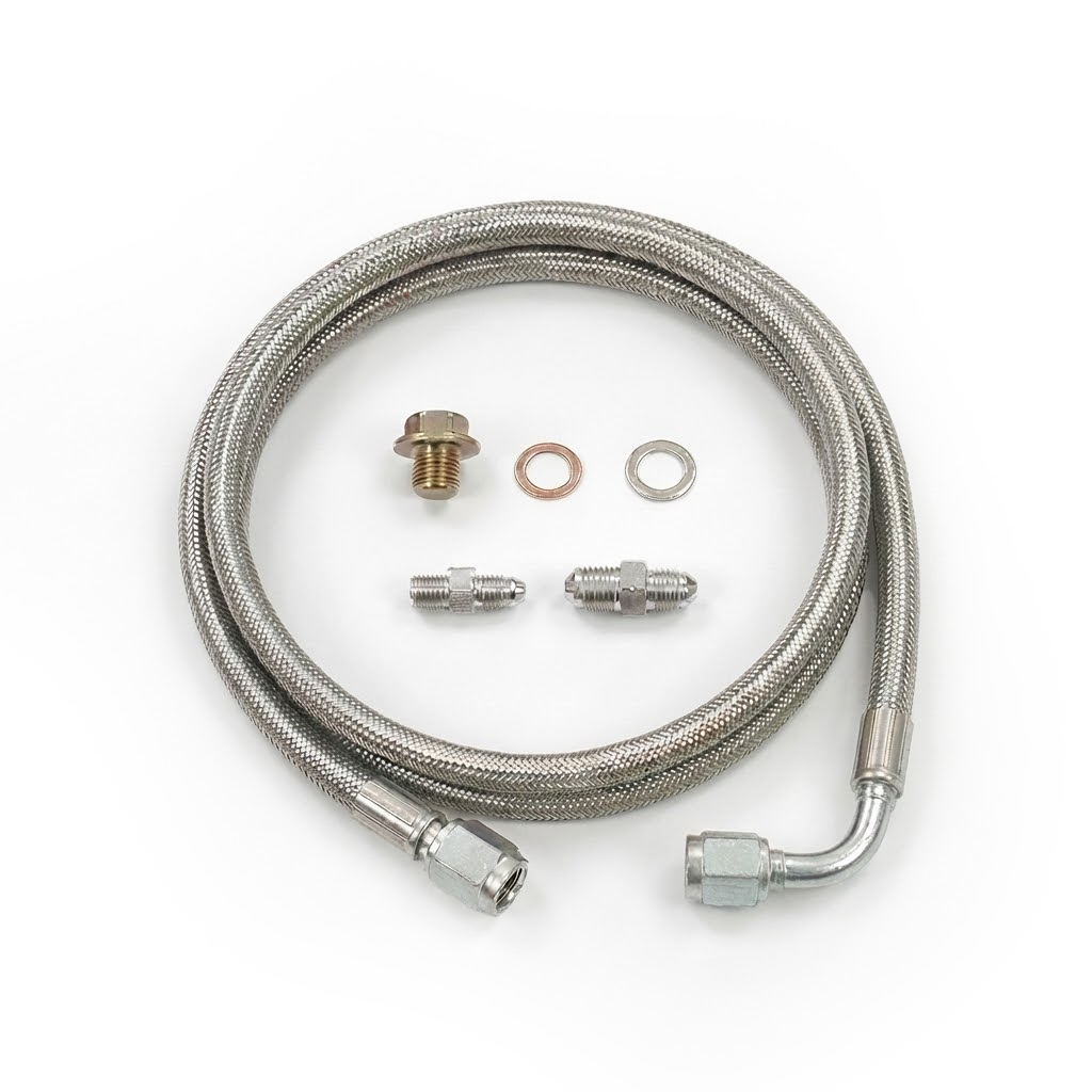 PHR PowerHouse Racing PHR Oil Feed Kit for 2JZ-GTE - Cast Turbo Manifold