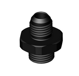 PHR PowerHouse Racing M16 X 1.5 to -6AN male, Straight, Aluminum Anodized Black