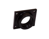 PHR PowerHouse Racing Fuel Pump Adapter, 12 AN, Aluminum, Black Anodized, Waterman Fuel Pumps, Each