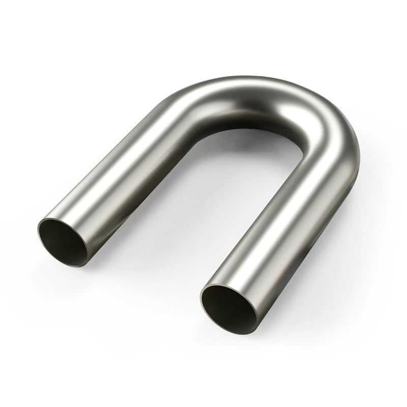 PHR PowerHouse Racing Mandrel Bend, Stainless Steel, 1.75" OD, 16 gauge, 2.625" CLR, 180 Degrees