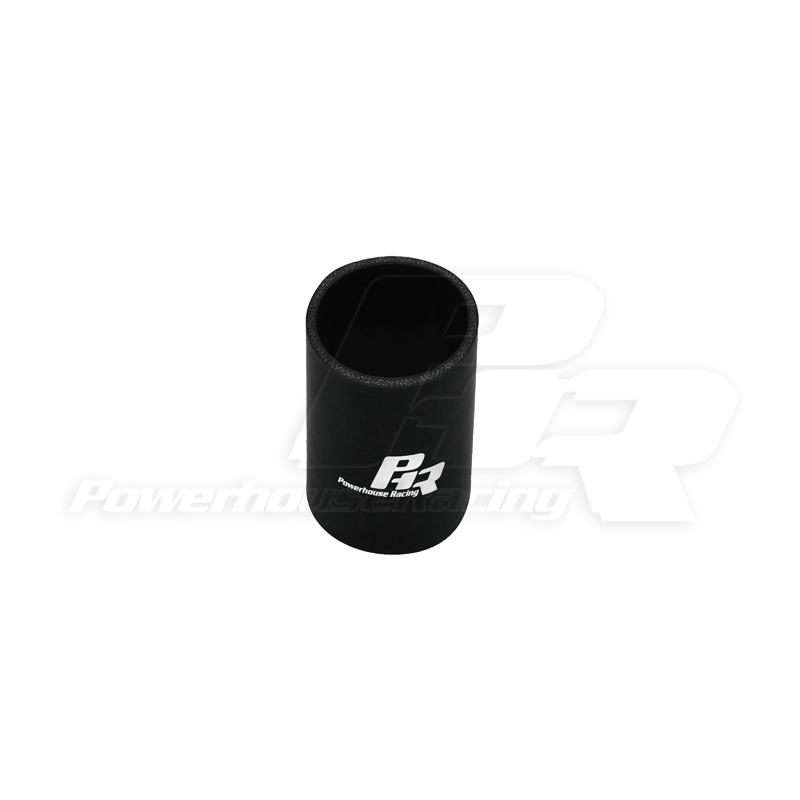 PHR PowerHouse Racing 1.50" ID 4 Ply Silicone, Gloss Black, 3" Long