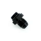 PHR PowerHouse Racing '-6ORB Male to -6AN Male Fitting, Straight, Aluminum, Anodized Black