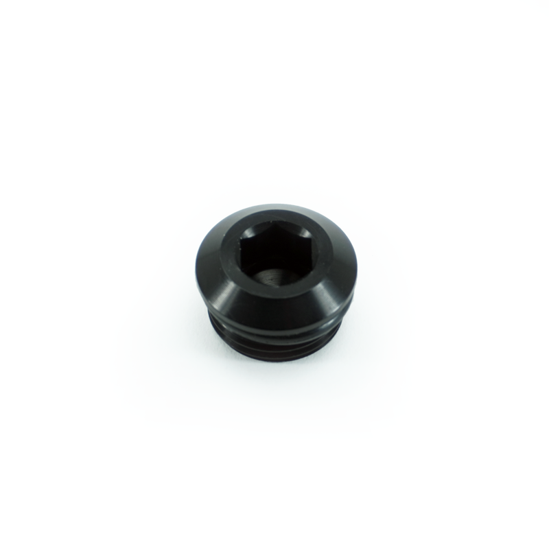 PHR PowerHouse Racing '-8ORB Plug, Aluminum, Anodized Black