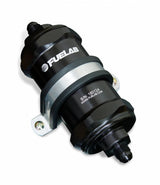 PHR PowerHouse Racing Fuelab 10AN 6-Micron Short In-Line Fuel Filter - Black