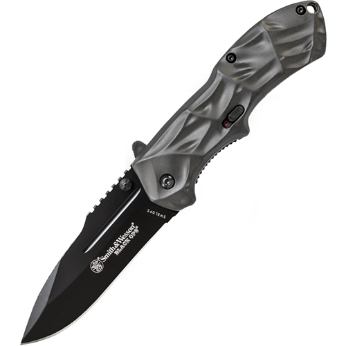 PHR PowerHouse Racing Smith & Wesson Black Ops SWBLOP3 M.A.G.I.C. Drop Point Assisted Knife