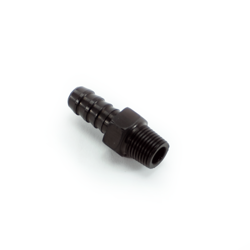 PHR PowerHouse Racing PHR 1/8 NPT male to 5/16 hose barb, Staight, Aluminum, Anodized Back