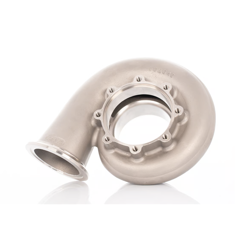 PHR PowerHouse Racing Precision Turbine Housing, VH4 V-Band In/Out (VB4.77 Flange), Stainless, .96 A/R, 70mm Wheel