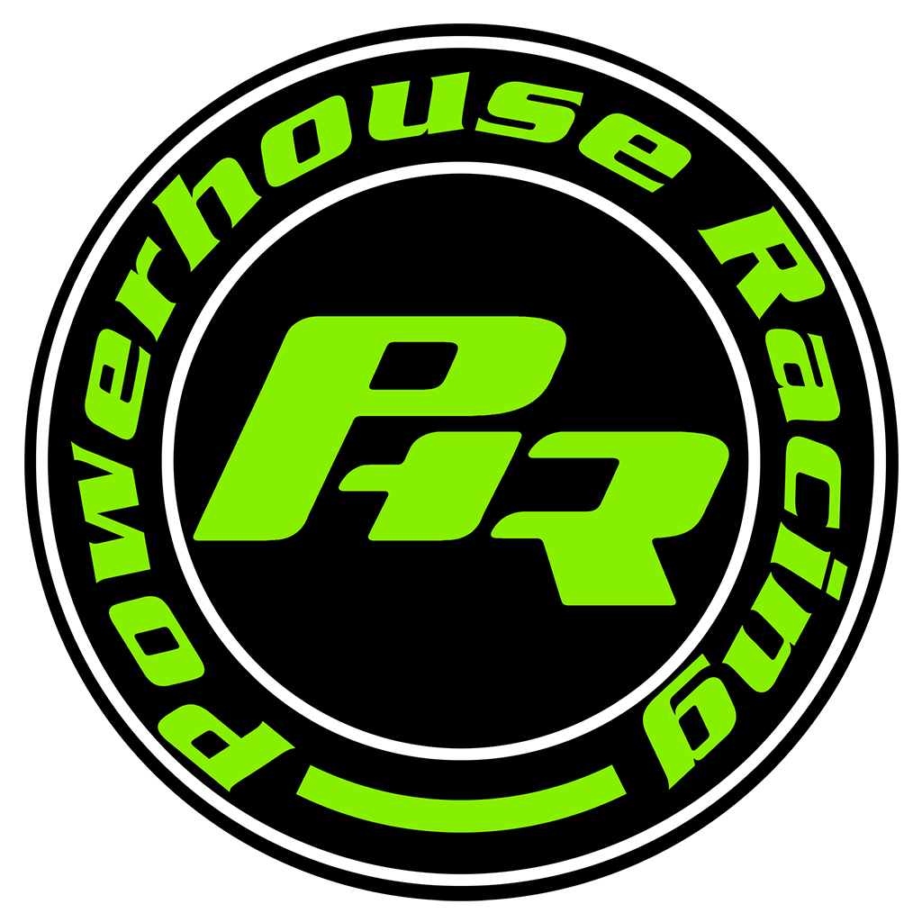 PHR PowerHouse Racing PHR Logo Sticker, 6 inch diameter, Green