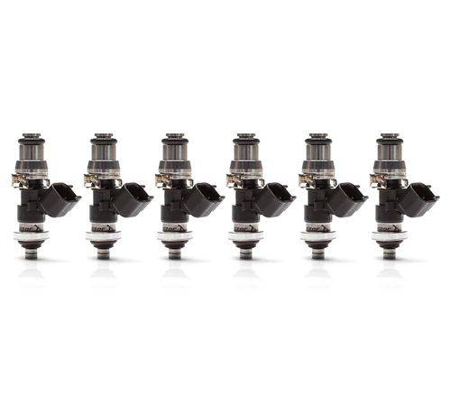 Injector Dynamics ID1050x, for R35 / VR38. 14mm (grey) adaptor top. GTR lower spacer / 14mm bottom o-ring.  Set of 6. - Future Motorsports - INJECTORS - Injector Dynamics - Future Motorsports