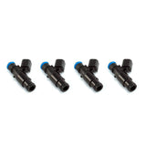 Injector Dynamics ID1050x, USCAR Connector, 48mm length, 14mm (black) BOTTOM adaptor. Set of 4. - Future Motorsports - INJECTORS - Injector Dynamics - Future Motorsports