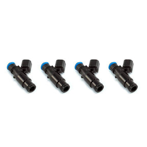 Injector Dynamics ID1050x, USCAR Connector, 48mm length, 14mm (black) BOTTOM adaptor. Set of 4. - Future Motorsports - INJECTORS - Injector Dynamics - Future Motorsports