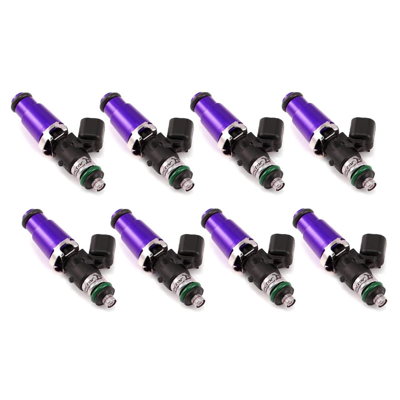 Injector Dynamics ID1300x², for SC400 / 1UZ-FE V8 applications, 11mm (blue) adapter tops. Denso lower cushions. Set of 8. - Future Motorsports - INJECTORS - Injector Dynamics - Future Motorsports