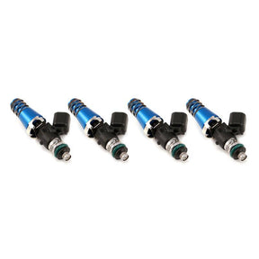 Injector Dynamics ID1700-XDS, USCAR Connector, 48mm length, 14mm (black) BOTTOM adaptor. Set of 4. - Future Motorsports - INJECTORS - Injector Dynamics - Future Motorsports