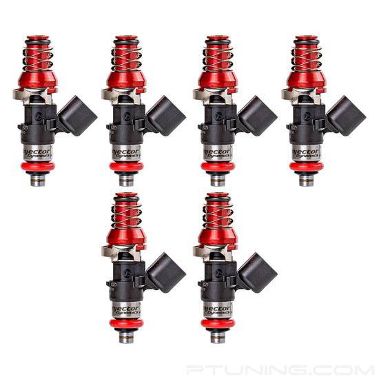 Injector Dynamics ID2000, for R35 / VR38. 14mm (purple) adapter top. 14mm bottom o-ring, machine o-ring retainer to 11mm.  Set of 6. (No rails included) - Future Motorsports - INJECTORS - Injector Dynamics - Future Motorsports