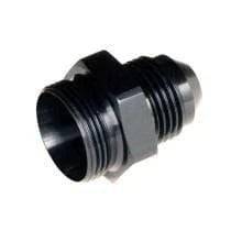 Injector Dynamics Inlet or outlet adaptor, 6AN male - black
