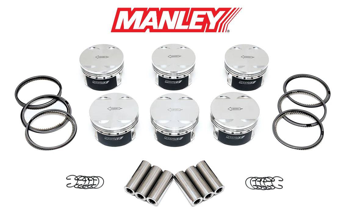 Manley Extreme Duty Forged 94mm Stroker Pistons Toyota Supra MK4 2JZGTE 2JZ-GTE 86.5mm +0.5mm 9.0:1 - Future Motorsports - ENGINE BLOCK INTERNALS - Manley Performance - Future Motorsports