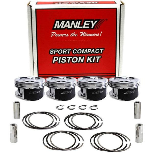 Manley Extreme Duty Forged Pistons Subaru Impreza WRX EJ205 79mm Stroker Crank 92.5mm +0.5mm -16 cc 8.5:1 - Future Motorsports - ENGINE BLOCK INTERNALS - Manley Performance - Future Motorsports