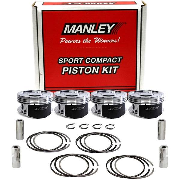 Manley EXTREME DUTY  Forged Pistons Subaru WRX EJ255 100mm +0.5mm -22cc Dish 8.5:1 - Future Motorsports - ENGINE BLOCK INTERNALS - Manley Performance - Future Motorsports