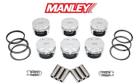 Manley Extreme Duty Forged Pistons Toyota Supra MK4 2JZGTE 2JZ-GTE 2JZ-GE 87mm +1.0mm -10 cc 9.0:1 - Future Motorsports - ENGINE BLOCK INTERNALS - Manley Performance - Future Motorsports
