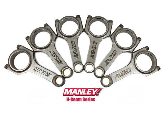 Manley Forged H-Beam Connecting Rods 5.683" 3/8" ARP 2000 BMW 135i 335i 11-16 N55B30 M3 M4 S55B30 - Future Motorsports - ENGINE BLOCK INTERNALS - Manley Performance - Future Motorsports