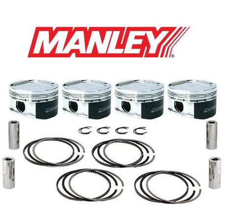 Manley Forged Pistons Subaru Impreza WRX EJ205 79mm Stroker Crank 92.5mm +0.5mm  8.5:1 - Future Motorsports - ENGINE BLOCK INTERNALS - Manley Performance - Future Motorsports