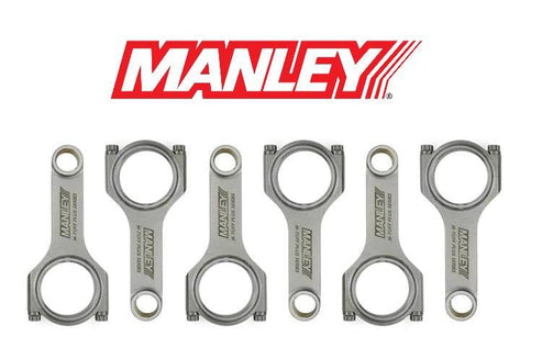 Manley H-Tuff Forged H Beam HD Connecting Rods Set Toyota Supra MK4 ...