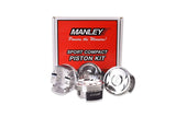 Manley Platinum Series Forged Pistons Subaru WRX EJ255 75mm De-Stroker Crank 99.5mm STD -6 cc 9.8:1 - Future Motorsports - ENGINE BLOCK INTERNALS - Manley Performance - Future Motorsports