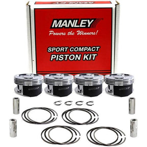 Manley PLATINUM SERIES Turbo Tuff Forged Pistons Subaru WRX EJ255 75mm De-Stroke Crank 100mm -18 cc 8.5:1 - Future Motorsports - ENGINE BLOCK INTERNALS - Manley Performance - Future Motorsports