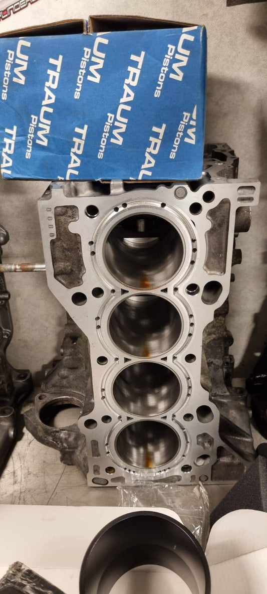 Honda K20A2 1000hp Machined Block With High Horsepower CSS (Cylinder Support System USA) O Ring & Traum Piston Kit Open Box