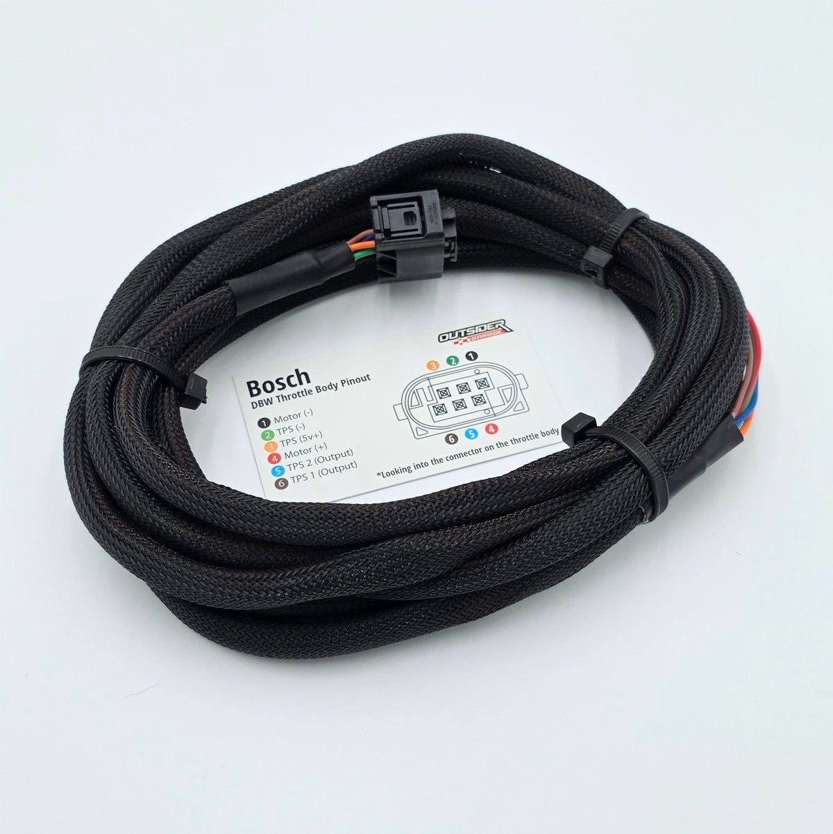 Bosch DBW Throttle Body Harness - 14ft Unterminated (Old Stock)