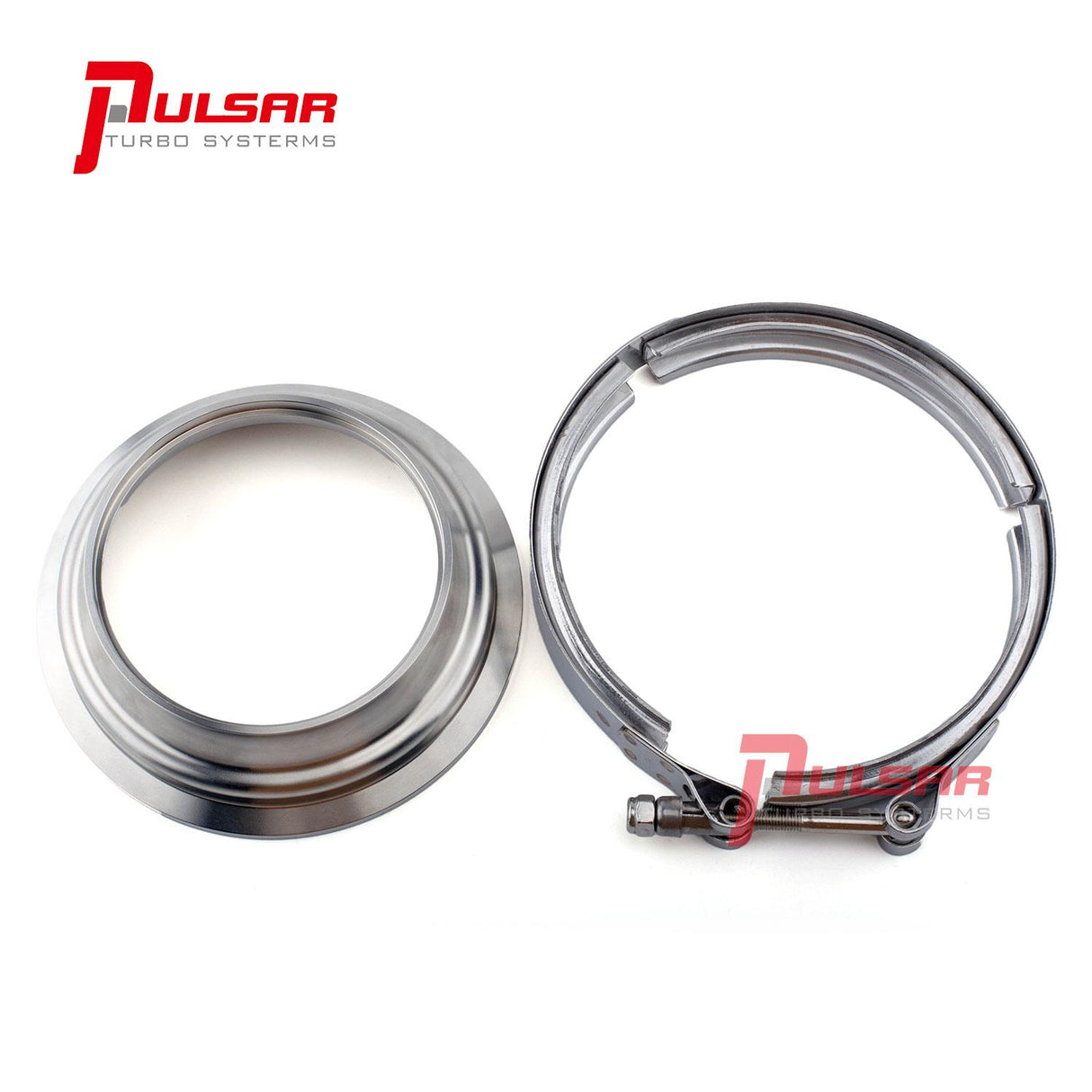 PULSAR S400 T6 Turbo 5' to 4″ Stainless Steel Flange Clamp Kit