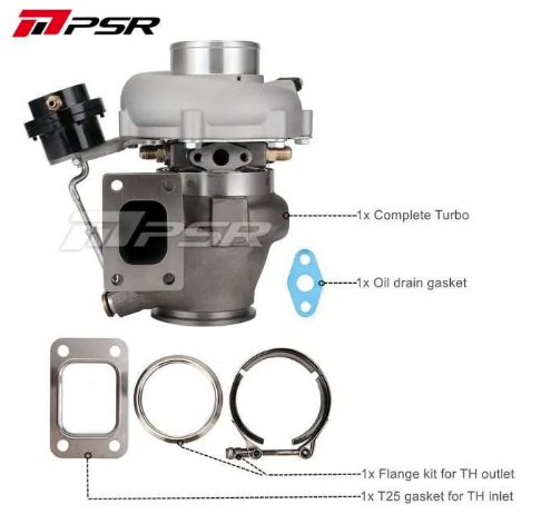 PULSAR Turbo PSR 30-900 6255G Dual Ceramic Ball Bearing Turbocharger (HP RATING 900)